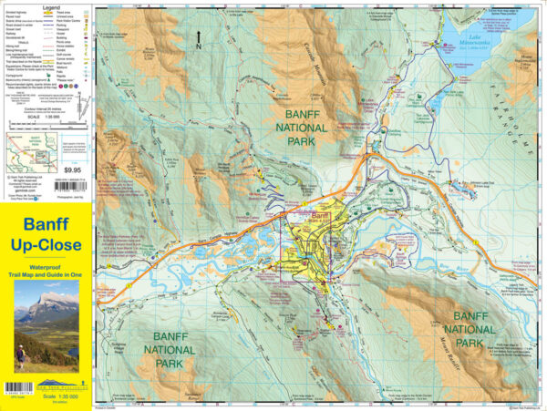 Gem Trek Waterproof Banff Map