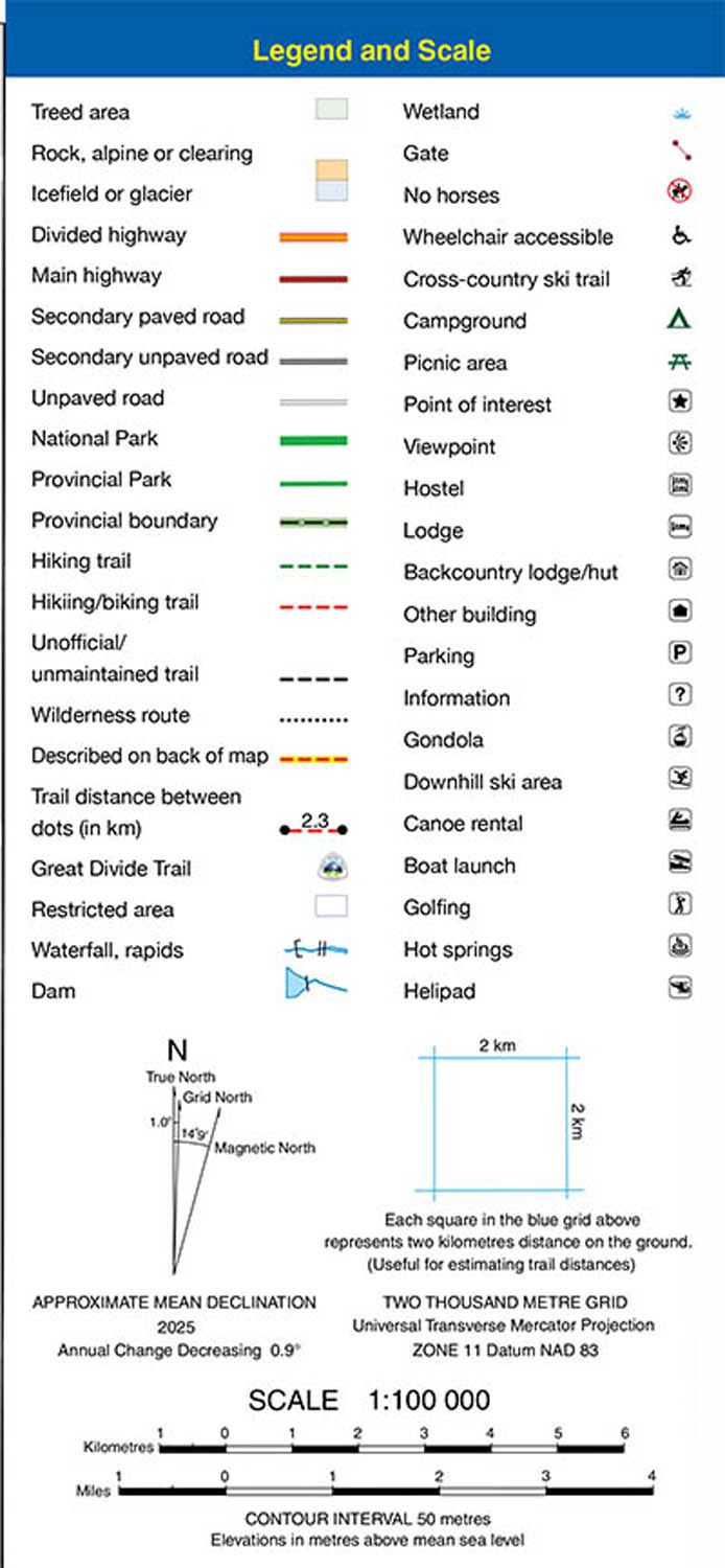 Banff & Mount Assiniboine Map - Image 5