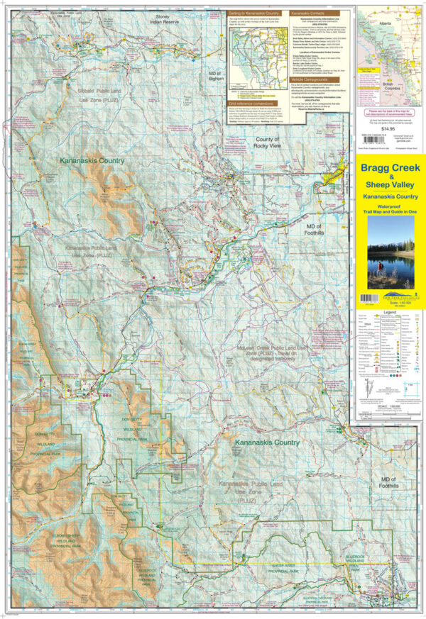 Gem Trek Bragg Creek Sheep River Map