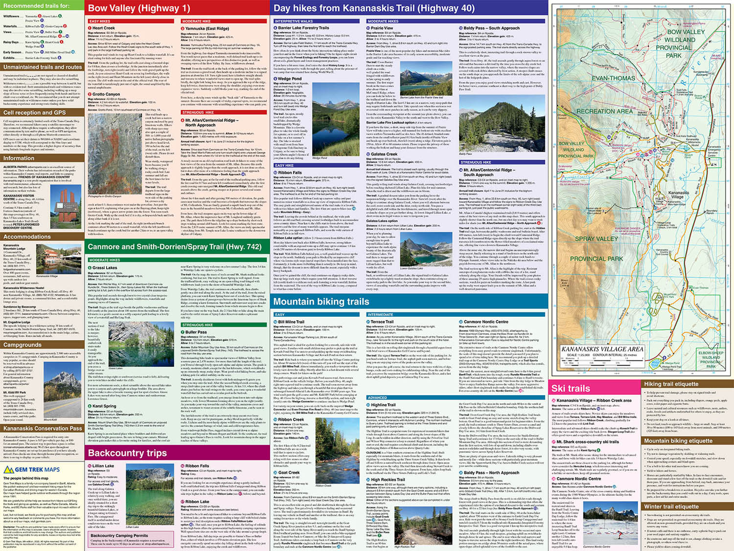 Canmore & Kananaskis Village Map - Image 3