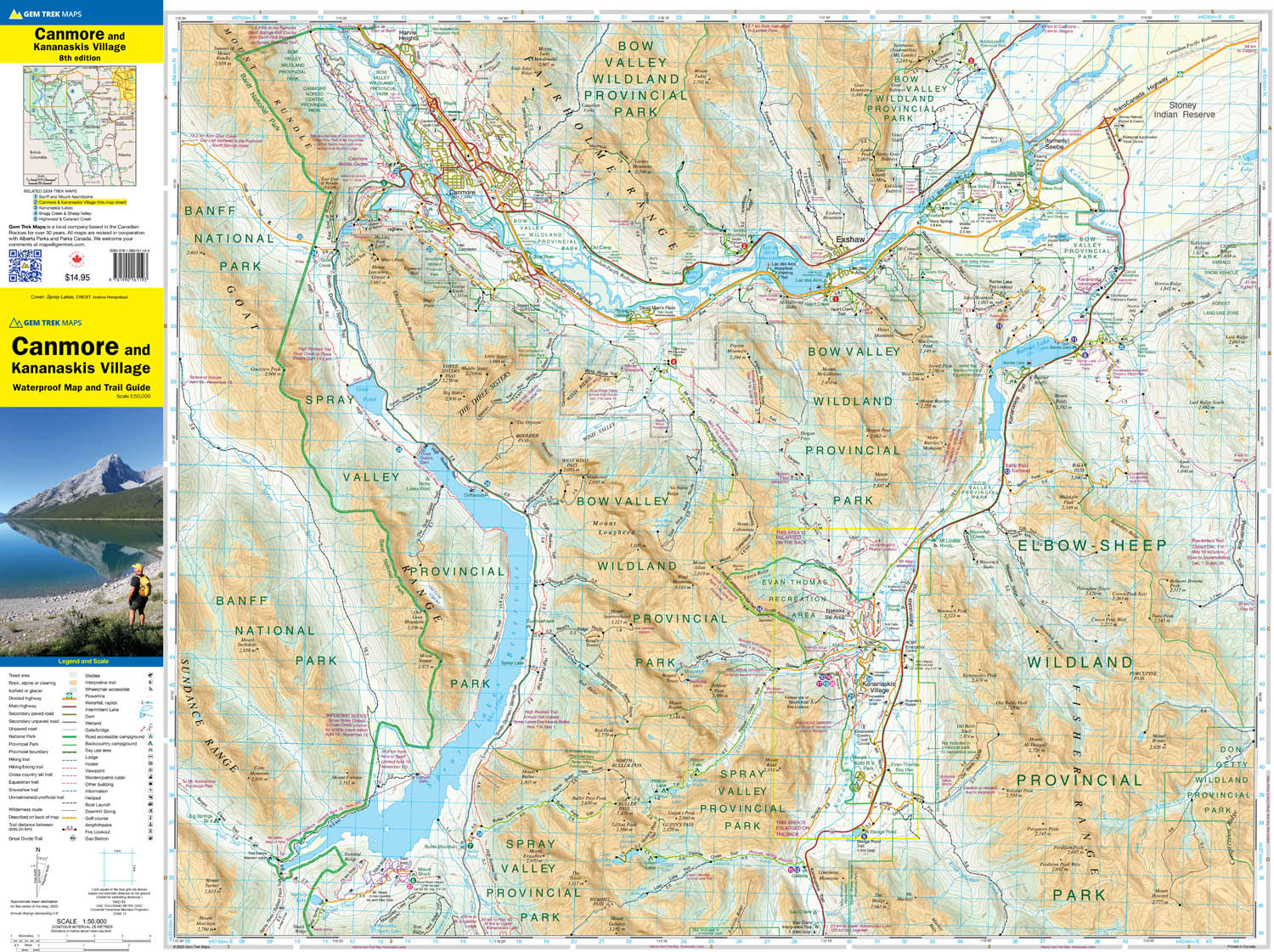 Canmore & Kananaskis Village Map - Image 2