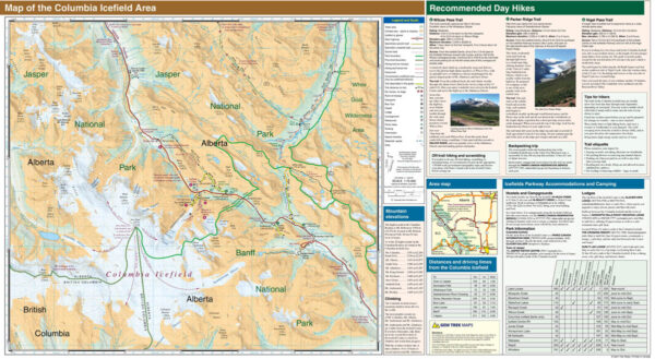 Gem Trek Columbia Icefield Map