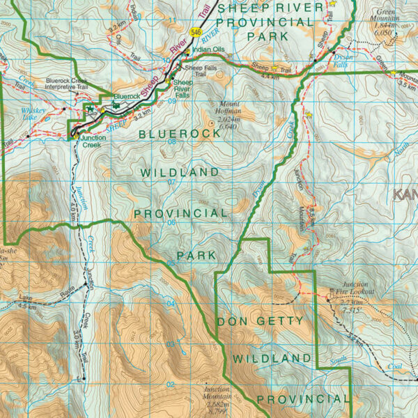 Gem Trek Highwood Cataract Creek Map