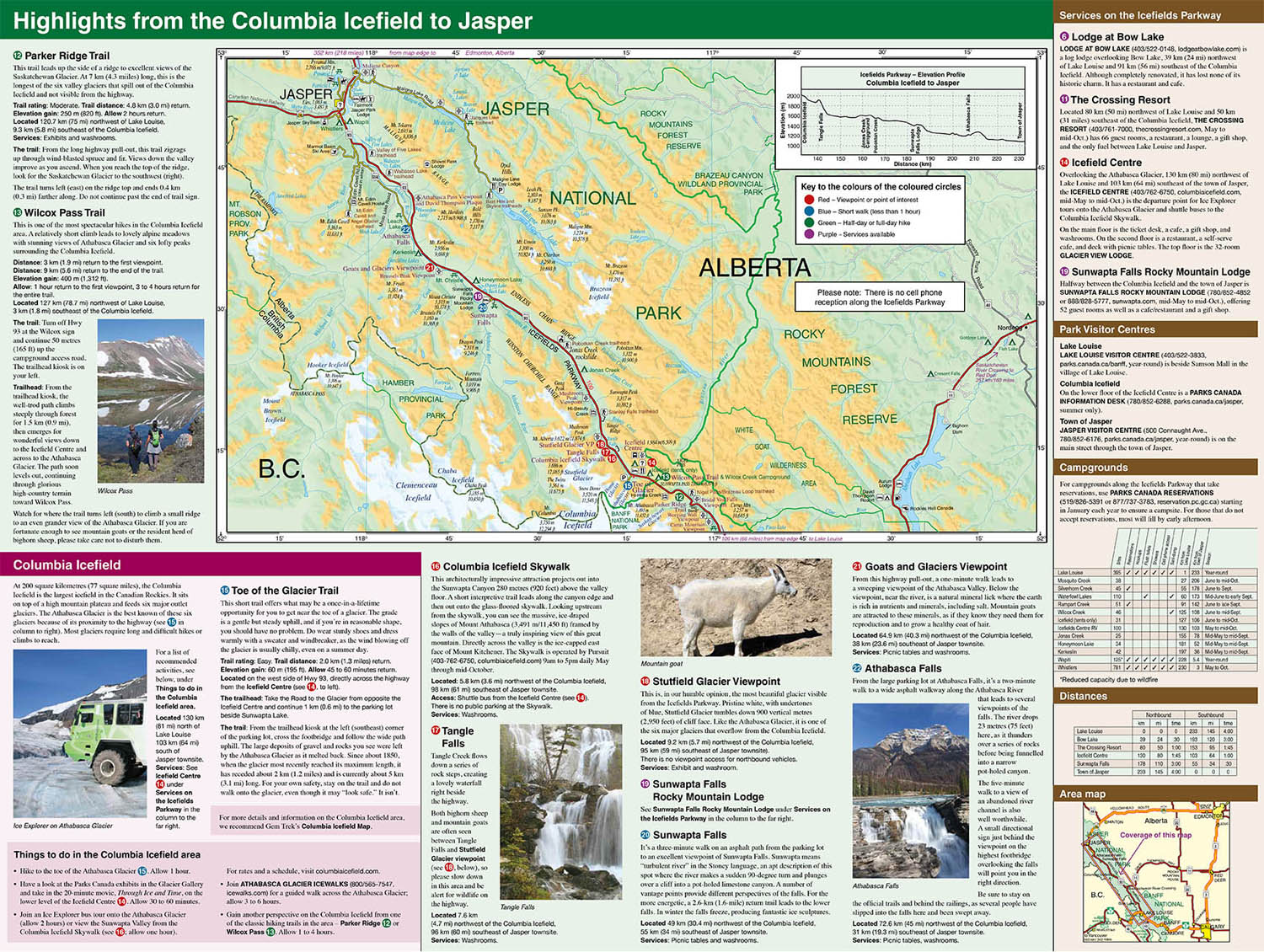 Icefields Parkway Map - Image 5