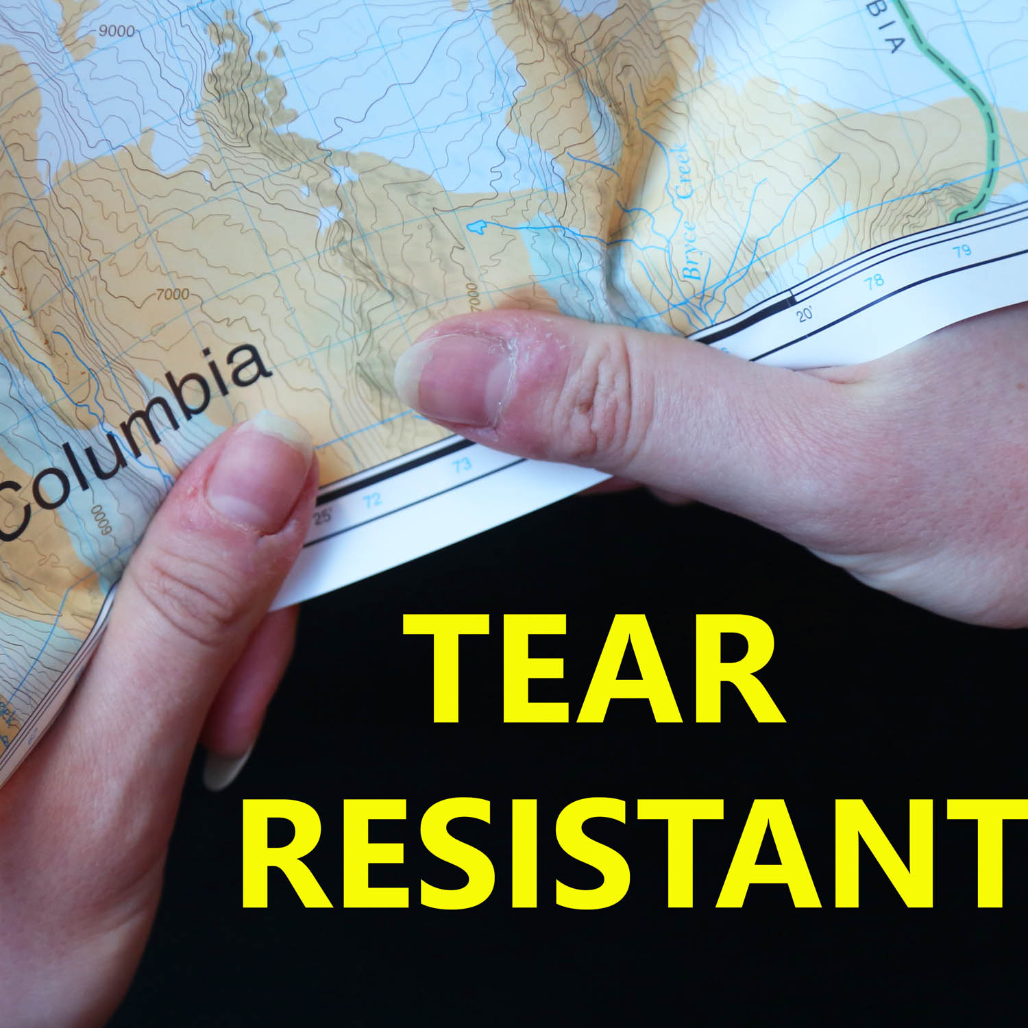 tear-resistant map