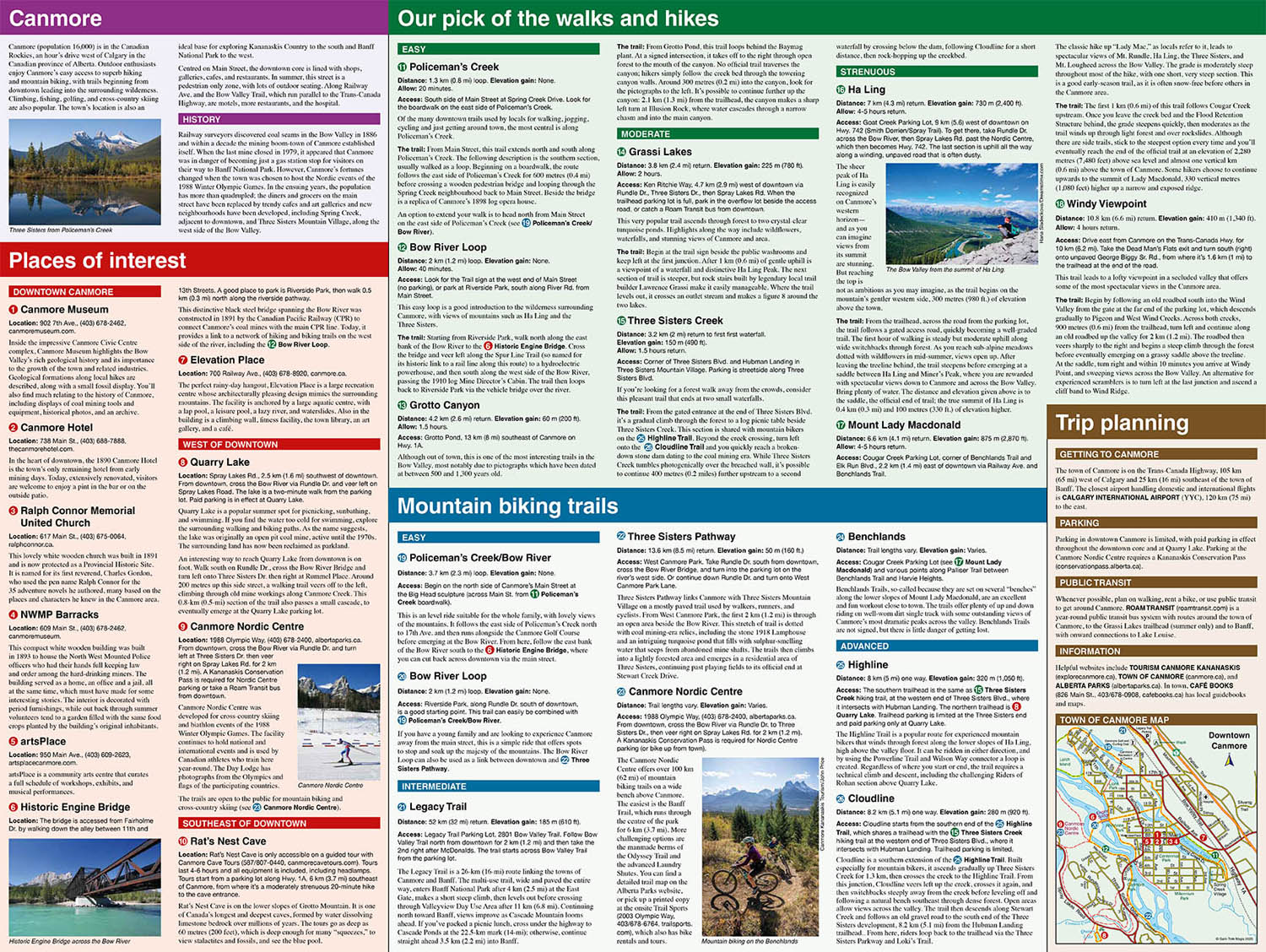 Canmore Up-Close Map - Image 3
