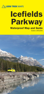 Icefields Parkway Map by Gem Trek